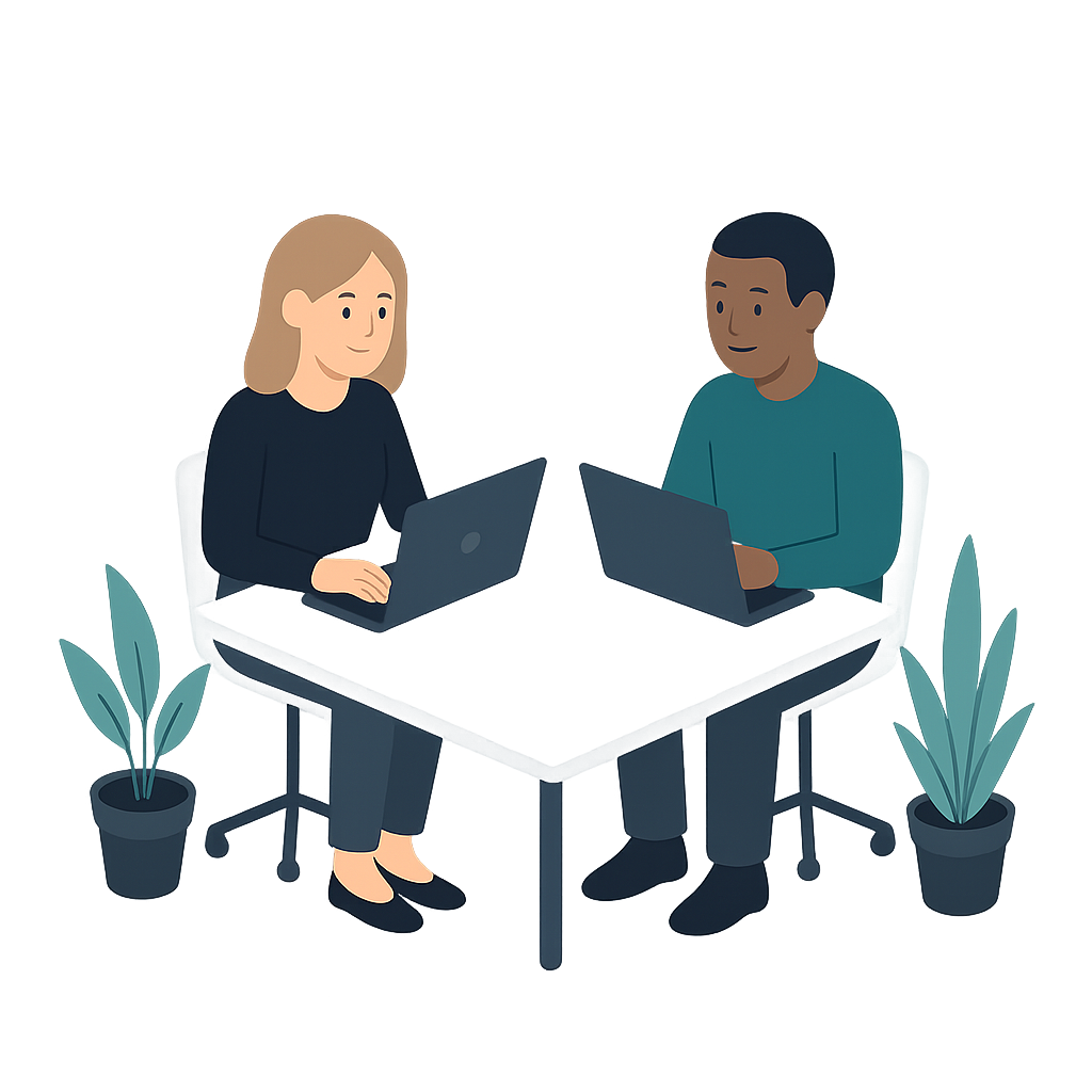 Equipo desarrollando